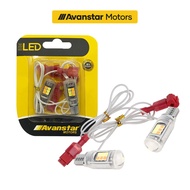 Avanstar Motors 2PCS Dual Contact 16LED T15/W16W Motor Signal Light DRL Width Lamp 12V