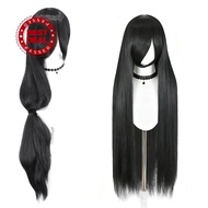 100cm Universal Straight Hair Anime Style 2d Moe Girl 1-meter Net Colored Rose Wig G0