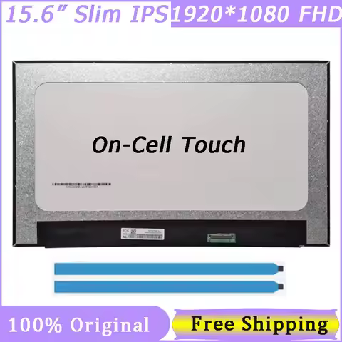 15.6" Slim 40 Pin Laptop Screen NV156FHM-T0C NV156FHM T0C 1920*1080 FHD IPS On-Cell Touch Screen