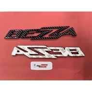 Perodua Bezza Logo Emblem BEZZA Carbon