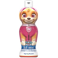 AIR VAL PAW PATROL SKYE 1D SHOWER GEL &amp; SHAMPOO 2 IN 1 400ML-BEAUTYLANGUAGE