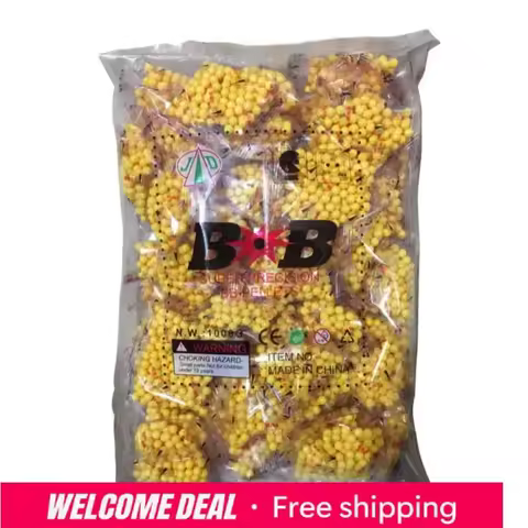 2027 1000 Rounds Paintball 6mm Yellow BBs Bullets 0.11g 0.25g Strike Ball Tactical Air Gun High Quat