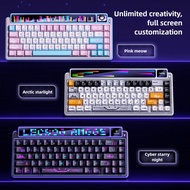 LEOBOG AMG65 Mechanical Keyboard Smart Screen Wireless Bluetooth Three Mode Customized Hot Swappable