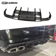 Carbon Fiber Car Rear Bumper Diffuser Lip Spoiler For Mercedes Benz W212 E400 E500 E63 AMG Sport 201