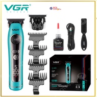 VGR V-299 5 Speed Level Ceramic Metal Injection Molding Blade Hair Trimmer Mesin Gunting Rambut V299