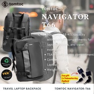 Tomtoc Navigator-T66 Travel Laptop Backpack | Laptop Bag (Black)
