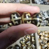 Tiny Dzi Dharma Qi 14 cups, old quality, full shape, meaning peace, fortune and luck Tibetan feng sh