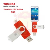 Flashdisk OTG Toshiba 8GB Ori Bergaransi FlashDisk Toshiba OTG 8GB