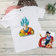 T-shirt with Wanted Songoku Dragon Ball print for boys, all sizes from 10kg -77kg