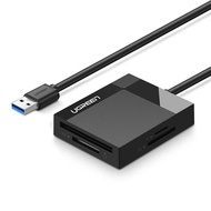0.5M Black USB 3.0 Card Reader Support TF/SD/CF/MS Card Ugreen 30229 CR125