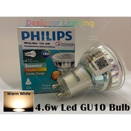 Designer Lighting Philip 4.6w GU10 Led Bulb 240v Warmwhite 3000k