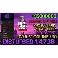 GTA 5 online unlimited Money and level Disturbed Mod Menu