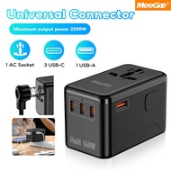 MeeGoo 140W Travel Adapter All-in-one Universal Plug With USB+Type C International Universal Plug