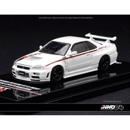 INNO64 NISSAN SKYLINE GT-R (R34) NISMO R-TUNE (PUTIH)