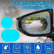 2pcs Universal Car Side Mirror Anti Rain Fog Waterproof Rainproof Film Car Side Mirror Sticker Window Glass Film