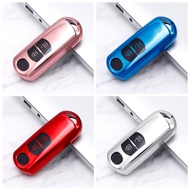 2 Buttons Fashion TPU Car Remote Key Case Cover Shell for Mazda 2 3 5 6 BL BM GJ Atenza Axela Demio 