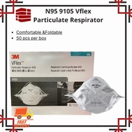 3M 9105 N95 VFlex Disposable Face Mask / Particulate Respirator ( 50 pcs / box )