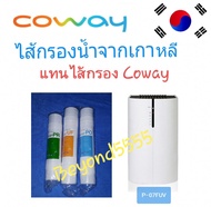 Cowayชุดไส้กรอง 3 ขั้นตอน ระบบ UF Inline จากเกาหลี ใช้แทนcoway รุ่น P-07FUV