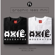 ✲Graphic Tees MNL - GTM Axie Infinity v411 Moderator Customized Shirt Unisex Tshirt for Women and Me