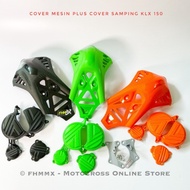 MESIN KLX 150 BF engine cover SET + KLX 150 BF side cover
