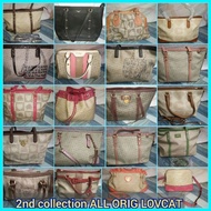 Preloved Bags LOVCAT Rare collection lovecat Guaranteed Original buy2 Free2