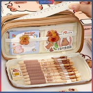 PA| Multi-tier Organizer Pencil Case Pencil Case with Multiple Functions Detachable Multi-layer Penc