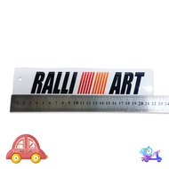 สติ๊กเกอร์ sticker RALLIART ยาว 22 CM สติ๊กเกอร์ แรนลี่อาร์ท 1 ชิ้น มีบริการเก็บเงินปลายทาง