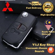 Mitsubishi Triton Lancer Evo Pajero Outlander Proton Inspira  Flip Key 2B/3B Remote Cover Casing Key Case Shell