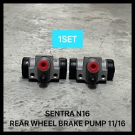 BWB700 44100-7E611 NISSAN SENTRA N16 REAR WHEEL BRAKE PUMP 11/16 SET 2PCS