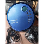 Panasonic SL-CT490 Blue Portable CD Player | 48-sec Anti-Shock | Pure Audio CD | Japan Original | Co