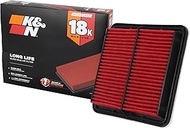K&N Engine Air Filter: Long Life 18,000 Mile Replacement Air Filter: Compatible with 2003-2019 Subar