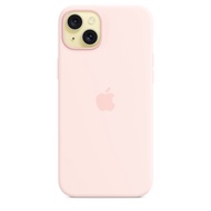 iPhone 15 Plus MagSafe 矽膠保護殼-淡粉色 MT143FE/A