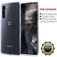 For OnePlus 8 Nord 5G AC2001 AC2003 Slim Fit Crystal Clear Flexible Inner Silicone Cover Upgraded An