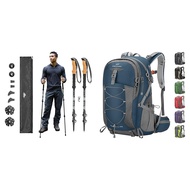 Lightweight Aircraft-Grade Aluminum Trekking Poles & Maelstrom Hiking Backpack,Camping Backpack,40L