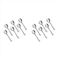 (LAWC) 12 Pieces of Espresso Spoon 4.7 Inch Stainless Steel Mini Coffee Spoon Dessert Spoon