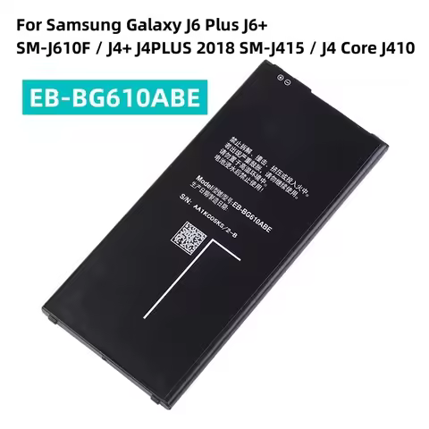 New EB-BG610ABE 3300mAh Battery For Samsung Galaxy J6 Plus J6+ SM-J610F / J4+ J4PLUS 2018 SM-J415 / 