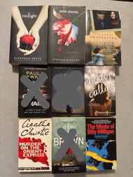Books twilight new moon travelling to infinity the girl on the train gone girl the cuckoo’s calling 