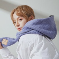 【 聖誕禮物 】LEFT BRAIN 系列 - 抽象 * 連帽圍巾 毛 圍巾