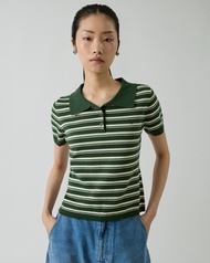 AIMER - Knitted Polo Top เสื้อโปโล