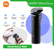 Xiaomi Electric Shaver S500 เครื่องโกนหนวดไฟฟ้า ชุดมีดโกนหนวด 3-in-1 โกนหนวด ทำความสะอาดและตัดแต่งขน