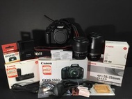 Canon EOS 550D EF-S 18-55 IS Kit + EF-S 55-250 IS + Accessories