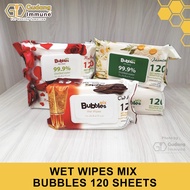 Bubble Mix 120 Wet Wipes Wet Wipes - Gudang Immune