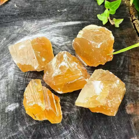 30g Natural Citrine Crystal Irregular Rough Ore Rock Reiki Collectible Specimen Collection Home Deco