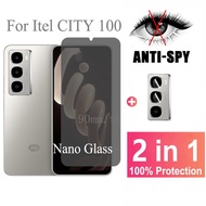 Itel CITY 100 Privacy Screen Protector for Itel CITY 100 Itel A70 A80 A60 A60S A50 A50C P65 P55 RS4 