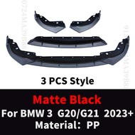 Front Bumper Lip Lower Chin Deflector Facelift For BMW 3 Series G20 G21 2023 2024 2025 330i 320d M34