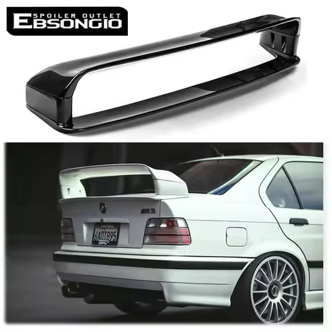 For BMW 3 Series M3 E36 GT GTR Rear Boot Spoiler Wing Trunk Drift Body Kit 1990-2000