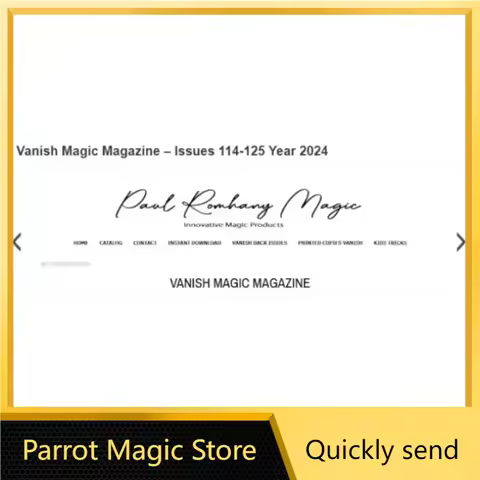 Vanish Magic Magazine – Issues 114-125 Year 2024 - Magic tricks（ Parrot Magic Store Download ）