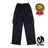 CUTOM 5 - Cargo Parachute Semi Raincoat Waterproof Unisex Men & Women - Comfortable, Light, Stylish 