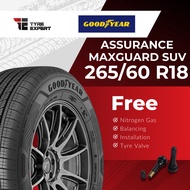 265/60R18 GOODYEAR Assurance MaxGuard SUV (With Delivery/Installation) tyre tayar