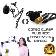 PAKET RECORDING Microphone Mic BM 800 BM800 BM-800 Stand Mic NB35